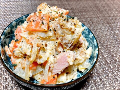 リメイク♪煮っころがしからの濃厚ポテトサラダ